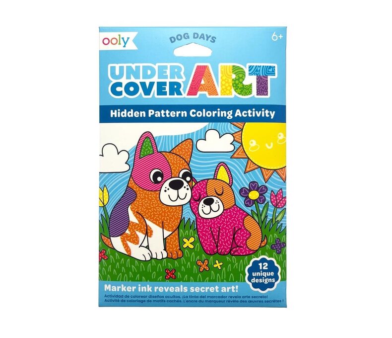 Undercover Art Hidden Patterns Coloring Activity