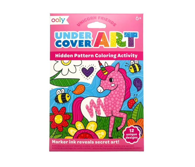 Undercover Art Hidden Patterns Coloring Activity