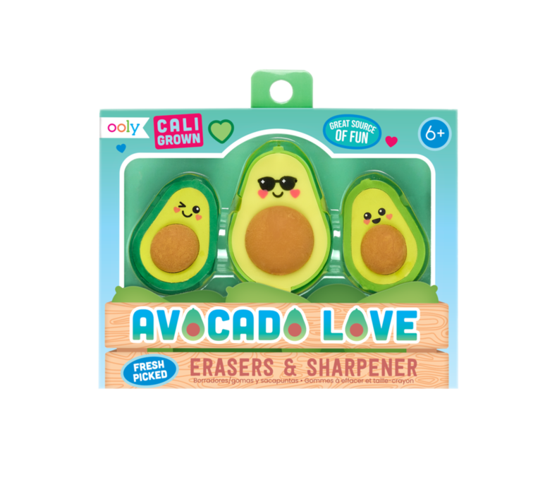 Avocado Love Eraser & Sharpener