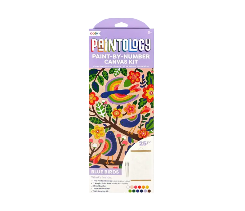 Paintology Paint-By-Number Canvas Kit