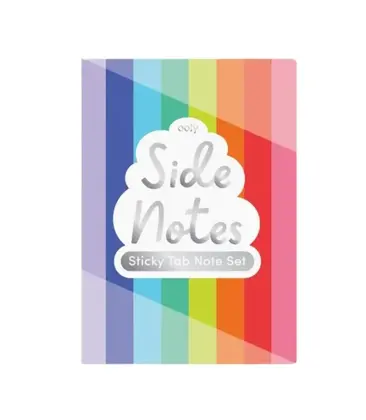 Side Notes Sticky Tab Note Pad