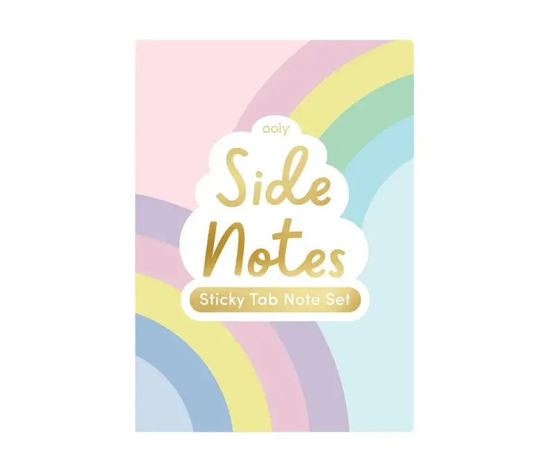 Side Notes Sticky Tab Note Pad