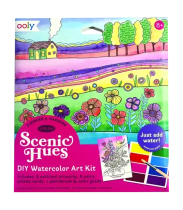 Scenic Hues D.I.Y. Watercolor Art Kit