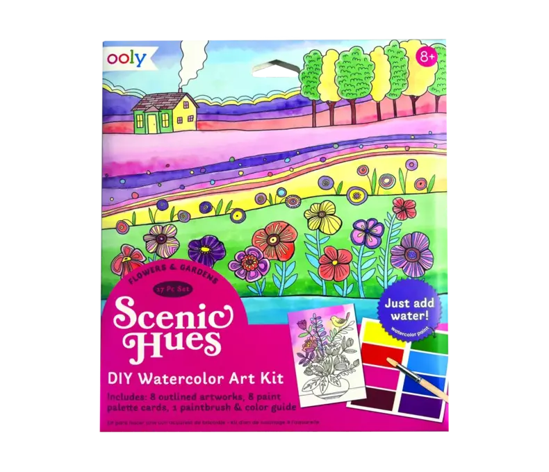 Scenic Hues D.I.Y. Watercolor Art Kit