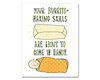 Burrito Baby - New Baby Card