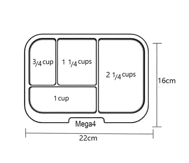 Mega 4 Lunchbox