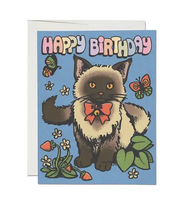 Siamese Birthday Card