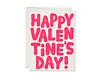 Valentine Bubble Letters Greeting Card