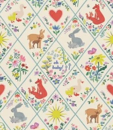 Woodland Critters Baby Card