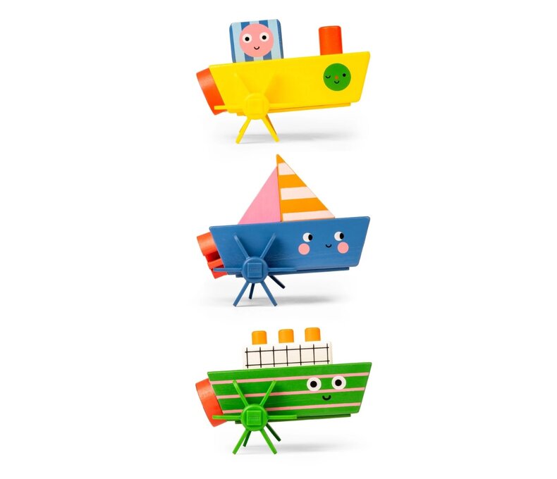 Wind-Up Boat