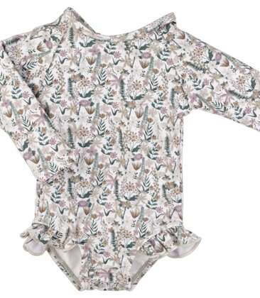 The "Zoey" Ruffle Rashguard Suit