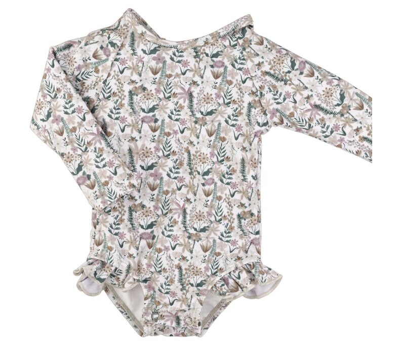The "Zoey" Ruffle Rashguard Suit