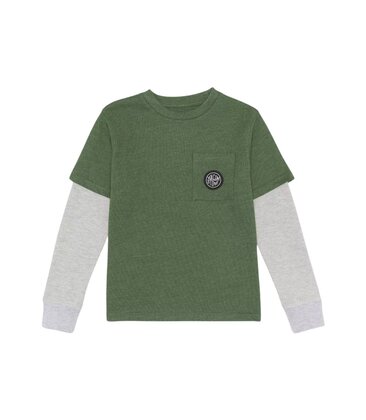 Big Boys Stone Patch Twofer Long Sleeve