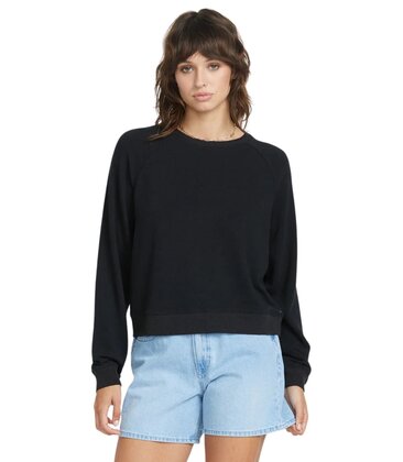 Lil Frenchie Raglan Crew Sweatshirt