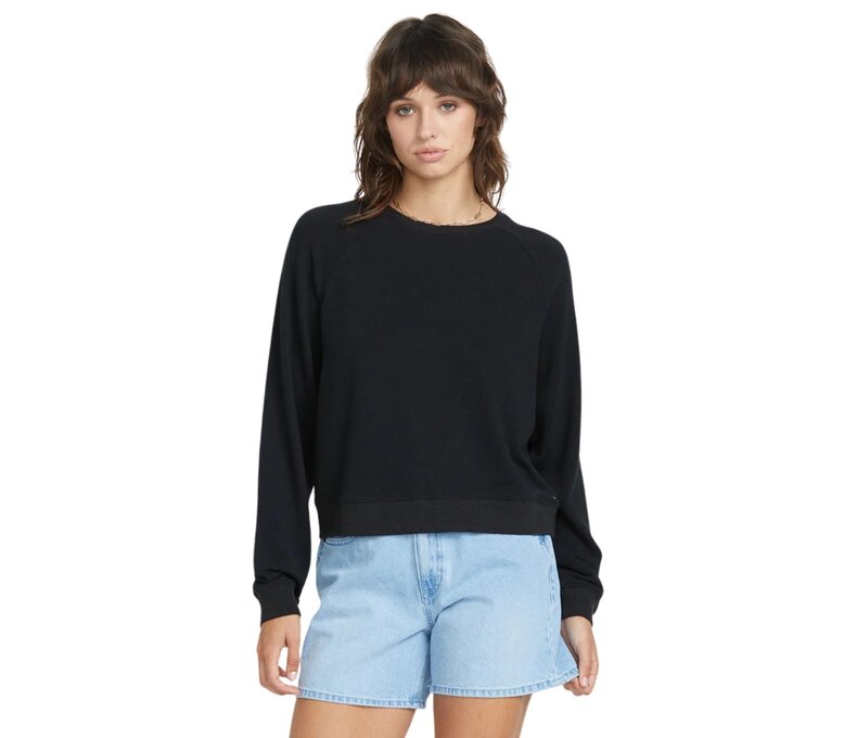 Lil Frenchie Raglan Crew Sweatshirt
