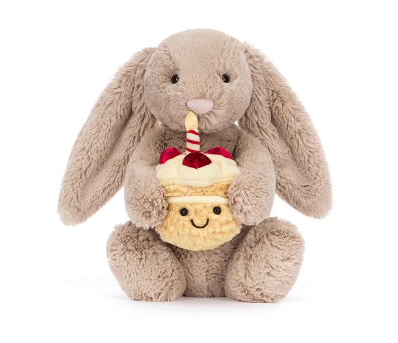 Bashful Beige Bunny 'Birthday'