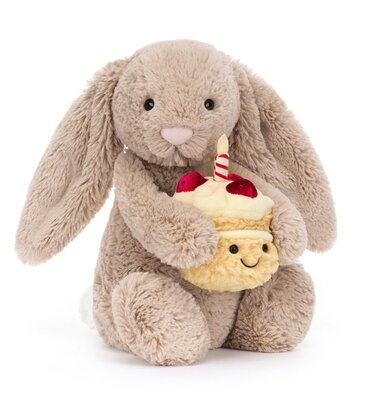 Bashful Beige Bunny 'Birthday'