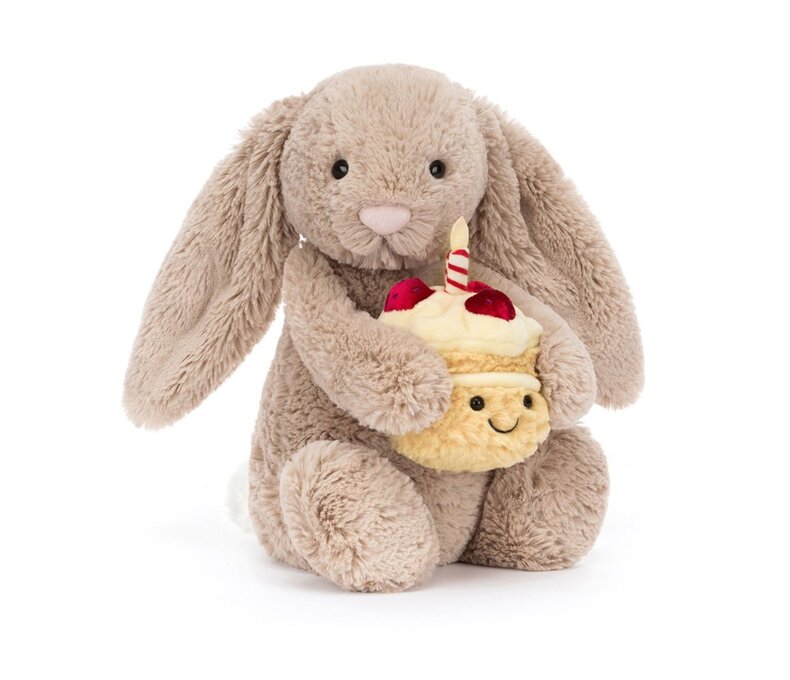 Bashful Beige Bunny 'Birthday'