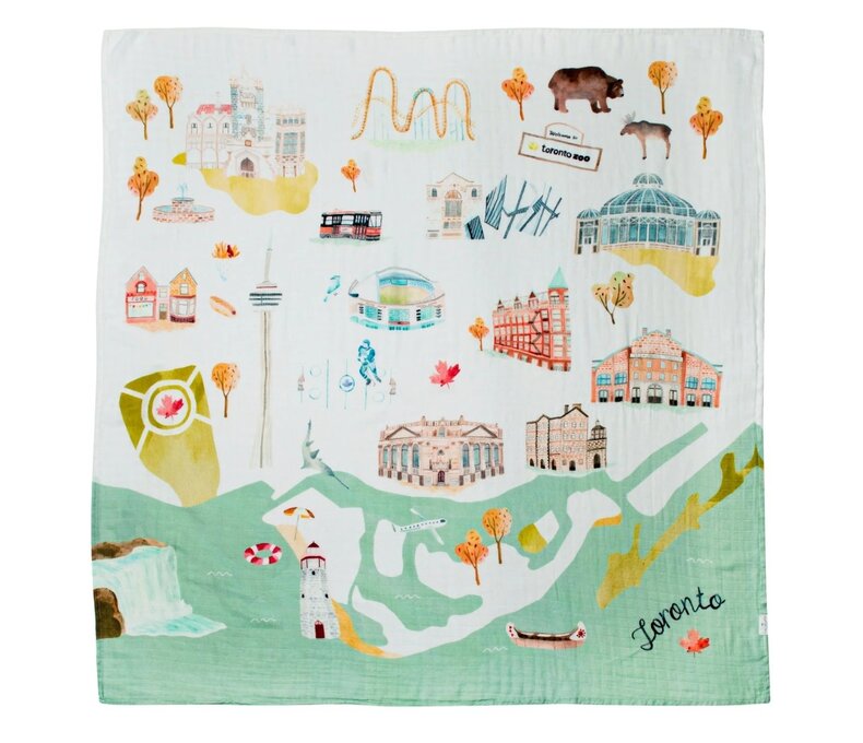 Infant Canada Muslin Swaddle