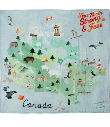 Infant Canada Muslin Swaddle
