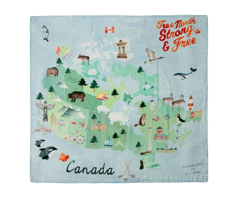 Infant Canada Muslin Swaddle