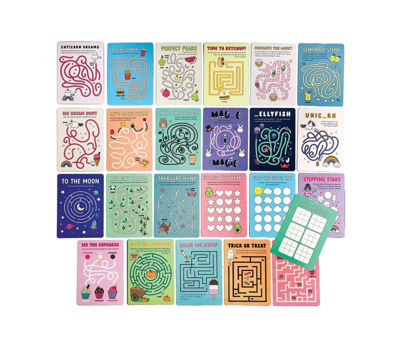 Mini Mazes Activity Cards