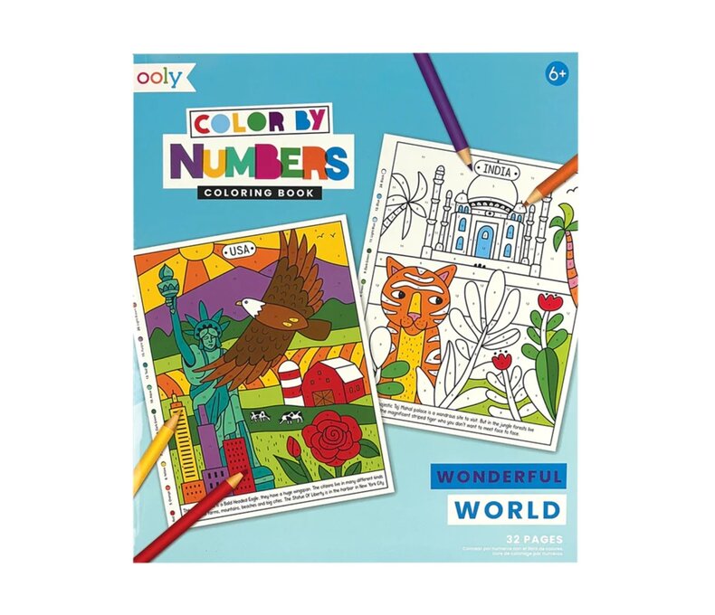 Color By Numbers Coloring Book