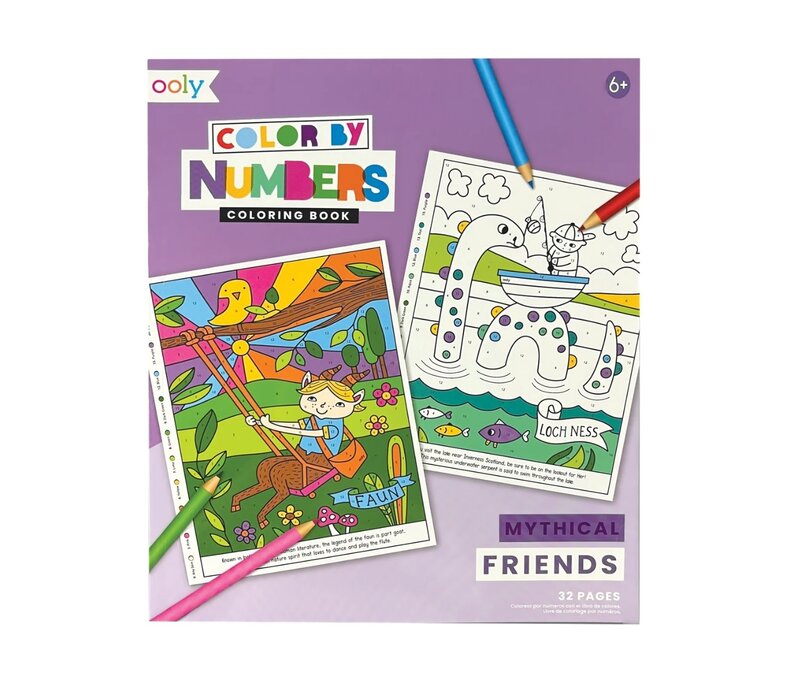 Color By Numbers Coloring Book