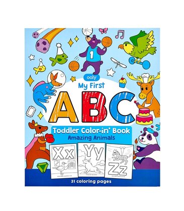 Toddler Color-in Book