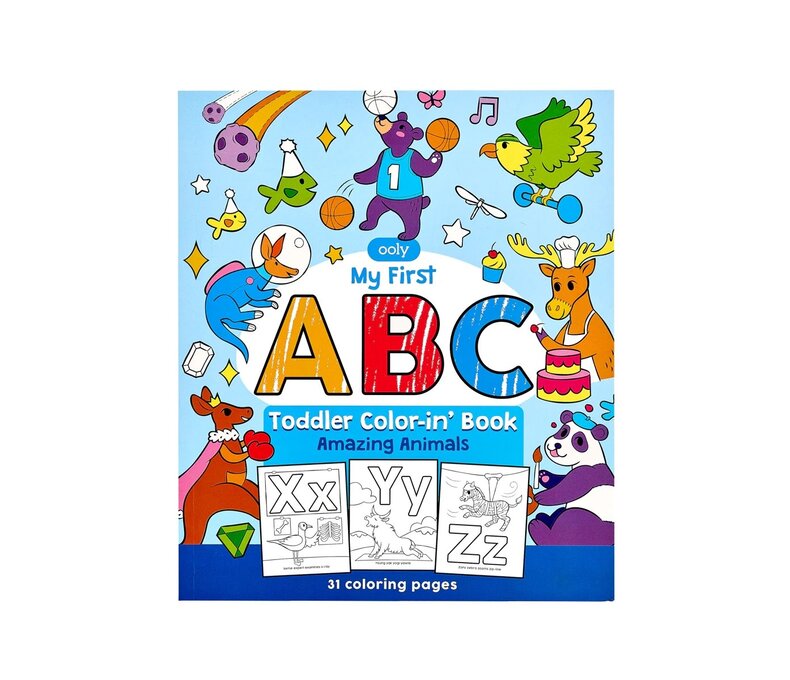 Toddler Color-in Book