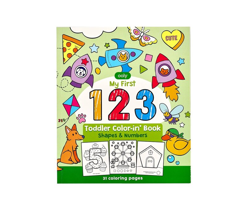 Toddler Color-in Book