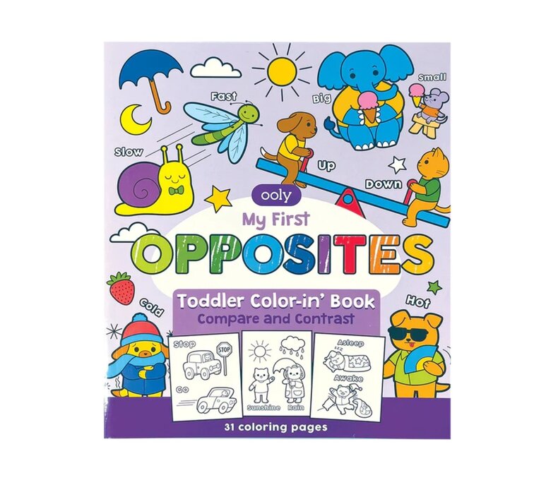 Toddler Color-in Book