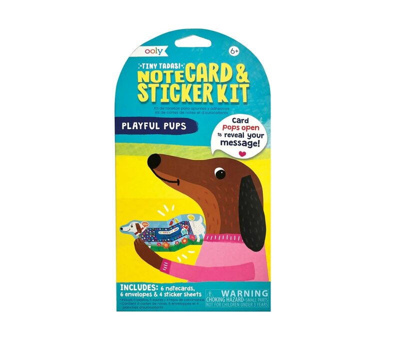 Tiny Tadas! Note Cards & Sticker Set