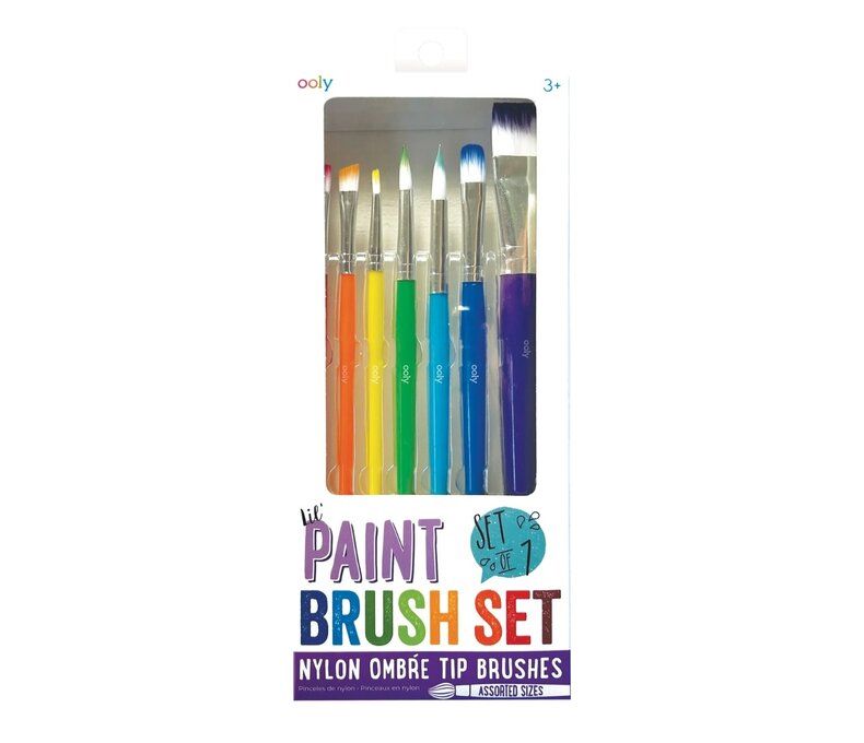 Lil Paint Brush Set of 7