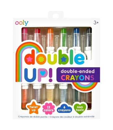 Double Up! Double-Ended Crayons - Set of 6
