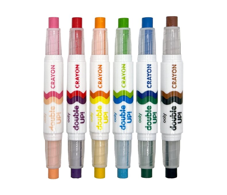 Double Up! Double-Ended Crayons - Set of 6