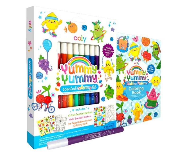 Yummy Yummy: Scented Coloring Kit