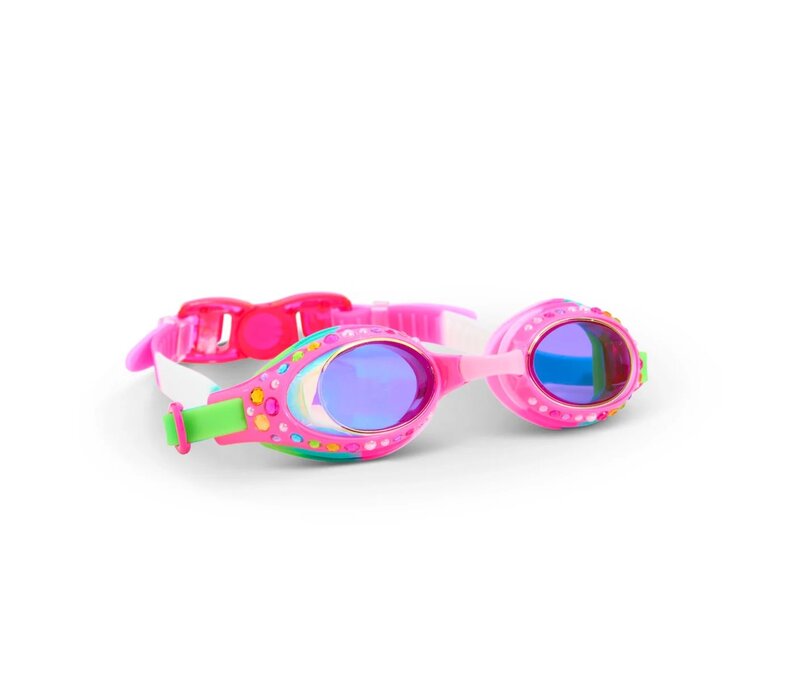 Glimmering Gemstones Swim Goggles