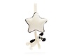 Bashful Black & Cream Puppy Musical Pull