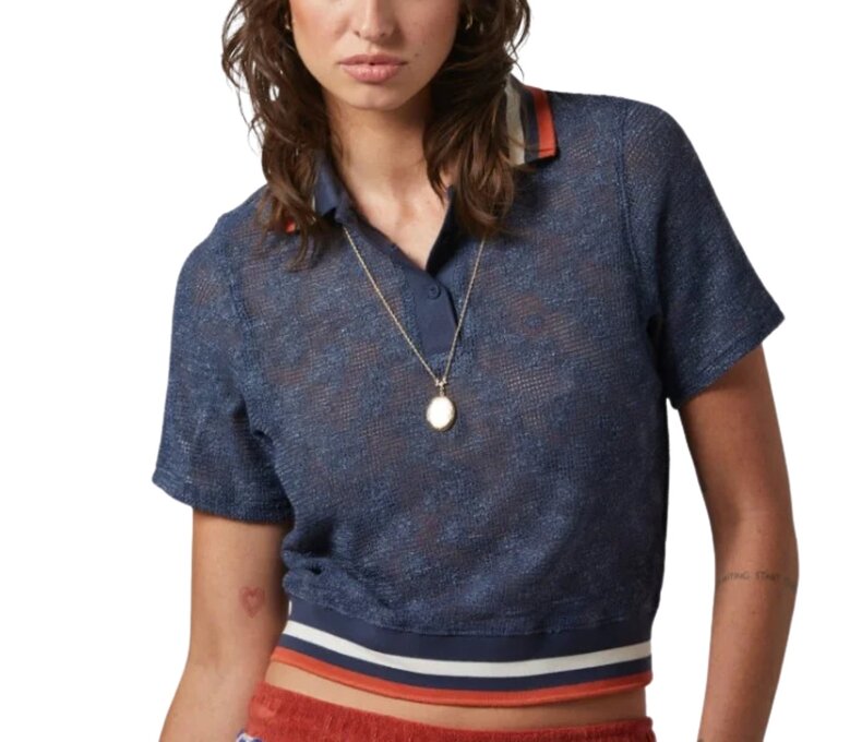 Women's Retro Mesh Polo
