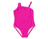 Girls Crinkle One Shoulder Bathing Suit