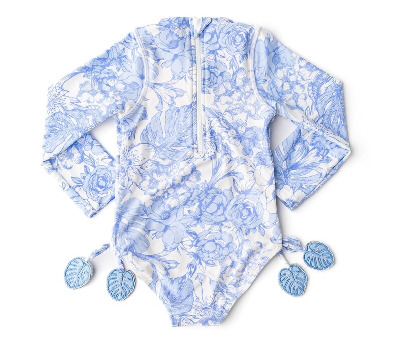 1pc Long Sleeve Bathing Suit