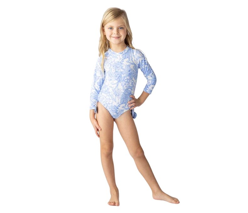 1pc Long Sleeve Bathing Suit