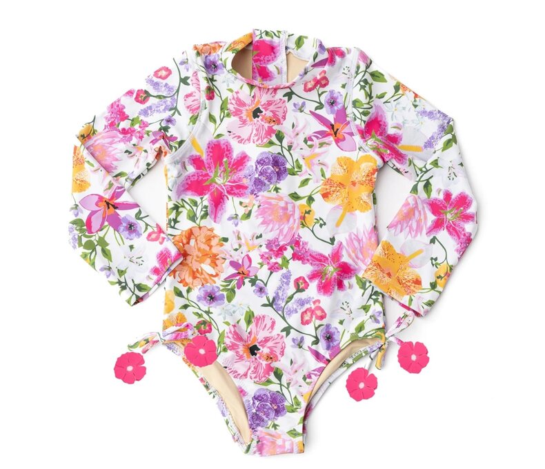 1pc Long Sleeve Bathing Suit