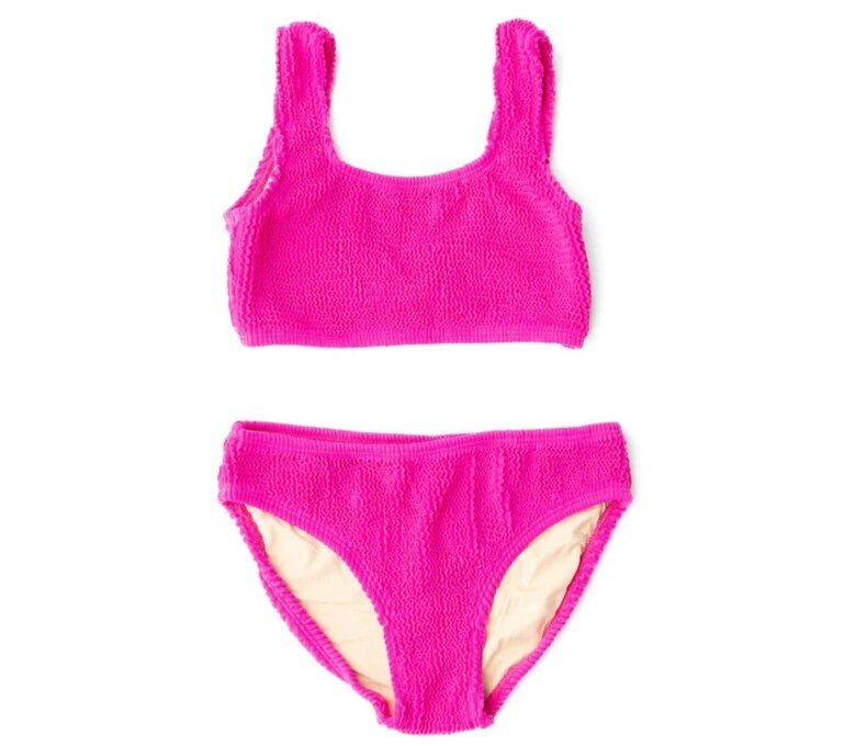 Girls Crinkle Textured Bikini