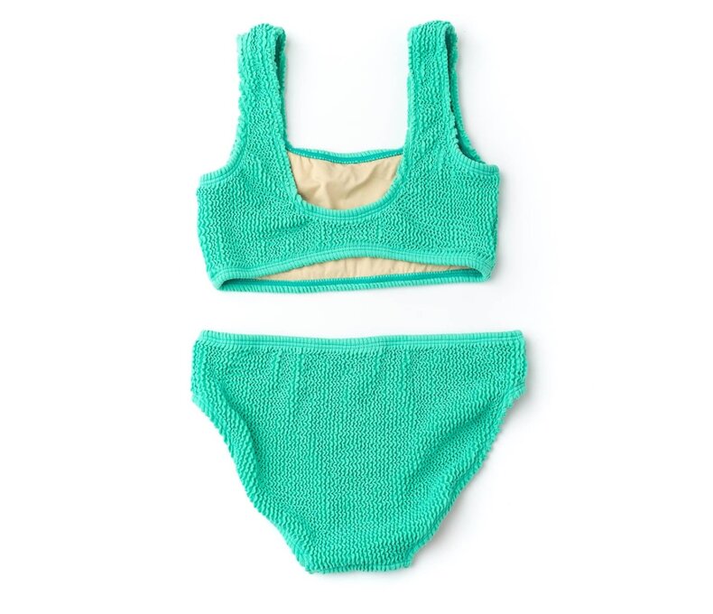 Girls Crinkle Textured Bikini