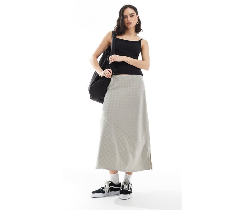 Women's Charmeuse Diana Column Skirt
