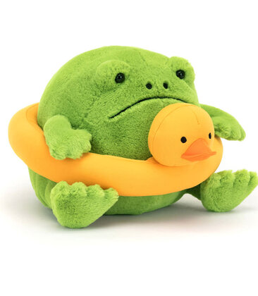 Ricky Rain Frog with Rubber Ring