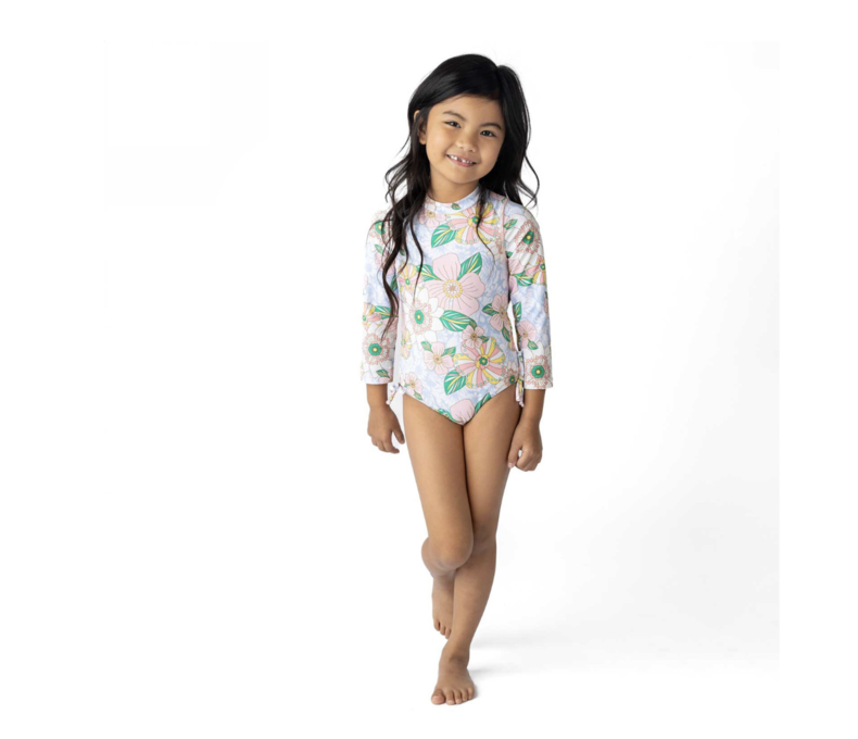1pc Long Sleeve Bathing Suit