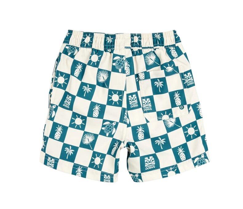 Boys Woven Swim Trunks